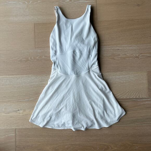 Lululemon Court Crush Dress White sz 12 - Picture 3 of 6